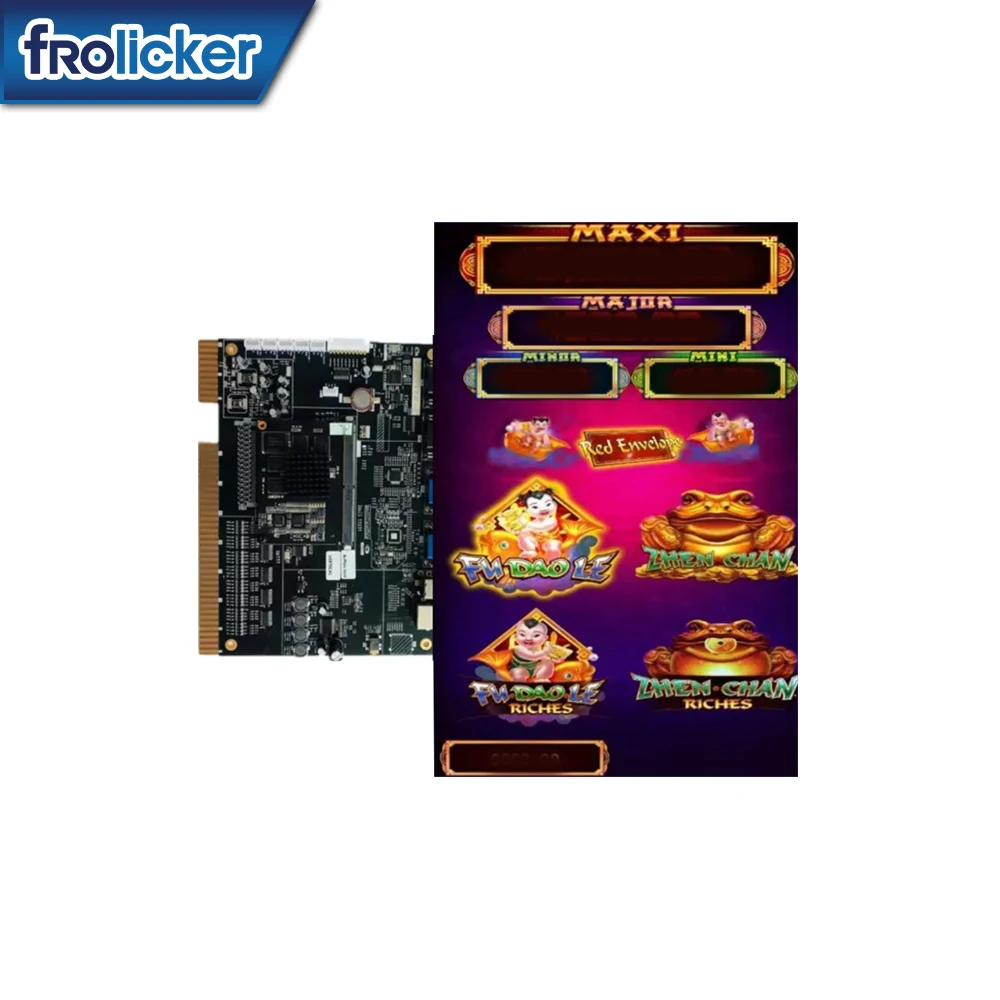 Latest High Profit Red Envelope 4 in 1 Game Bar Table Vertical Video Game Board tragamonedas maquina de juegos