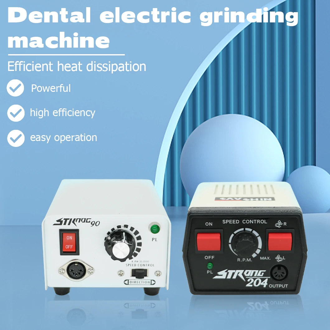 Dental Chair Dental Instruments Technical Micromotor Suit Low Speed Straight Contral Angle Black Polish Grinding Machine