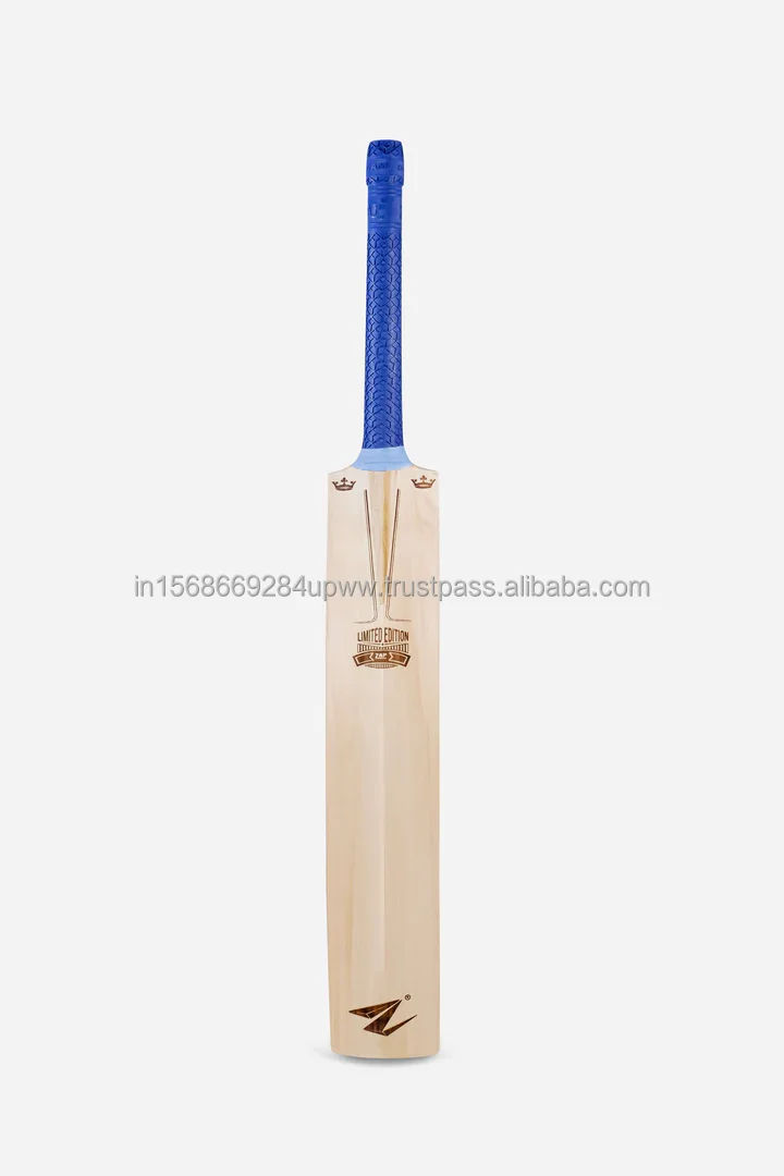 ZAP Signature Limited Edition Premium Willow Bat Minimalistic Laser Engraved Cricket Equipment Training Practicing Sports Type