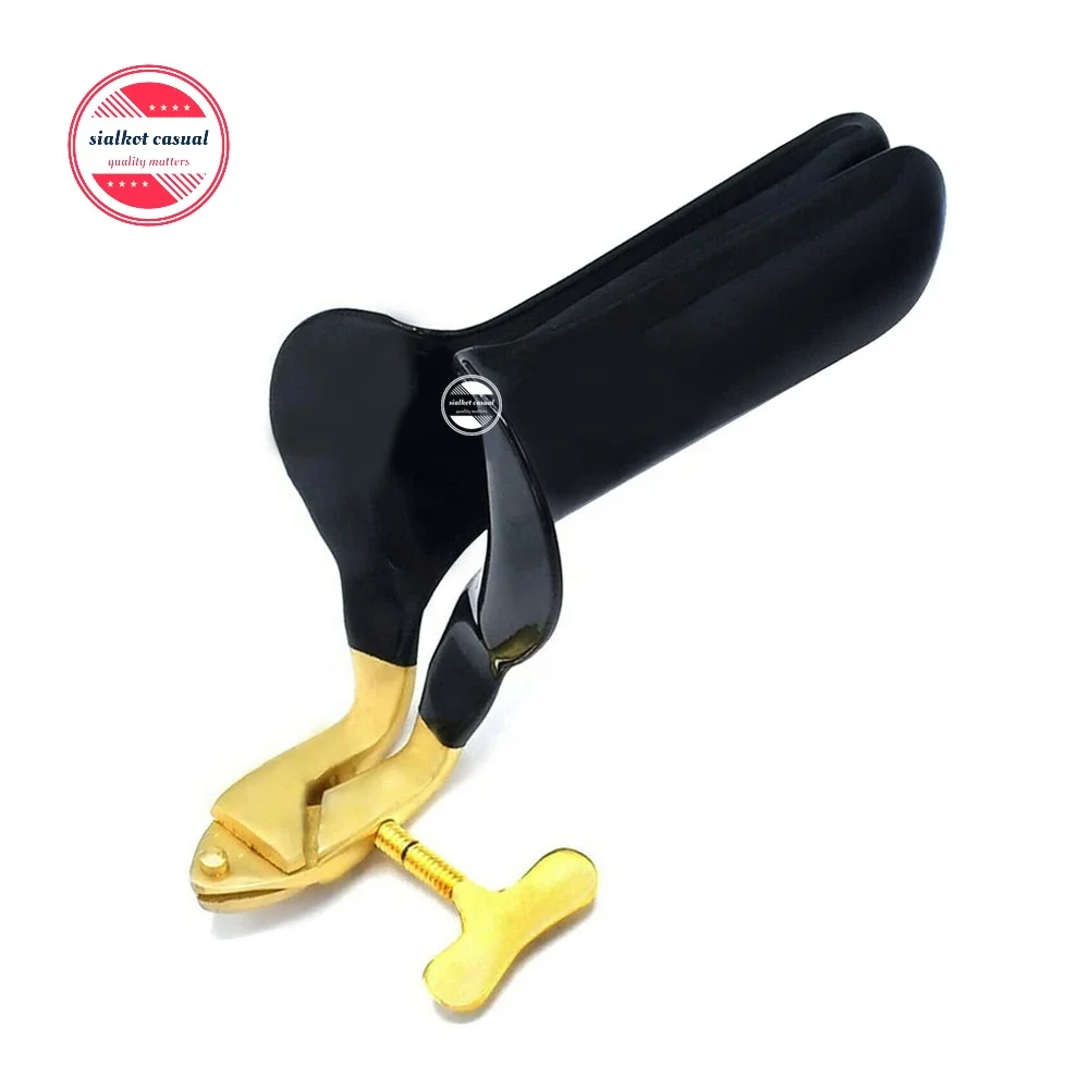 High Quality Free Sample Collin Vaginal Speculum Large Black Coated Surgical Vaginal Speculum Birth Control