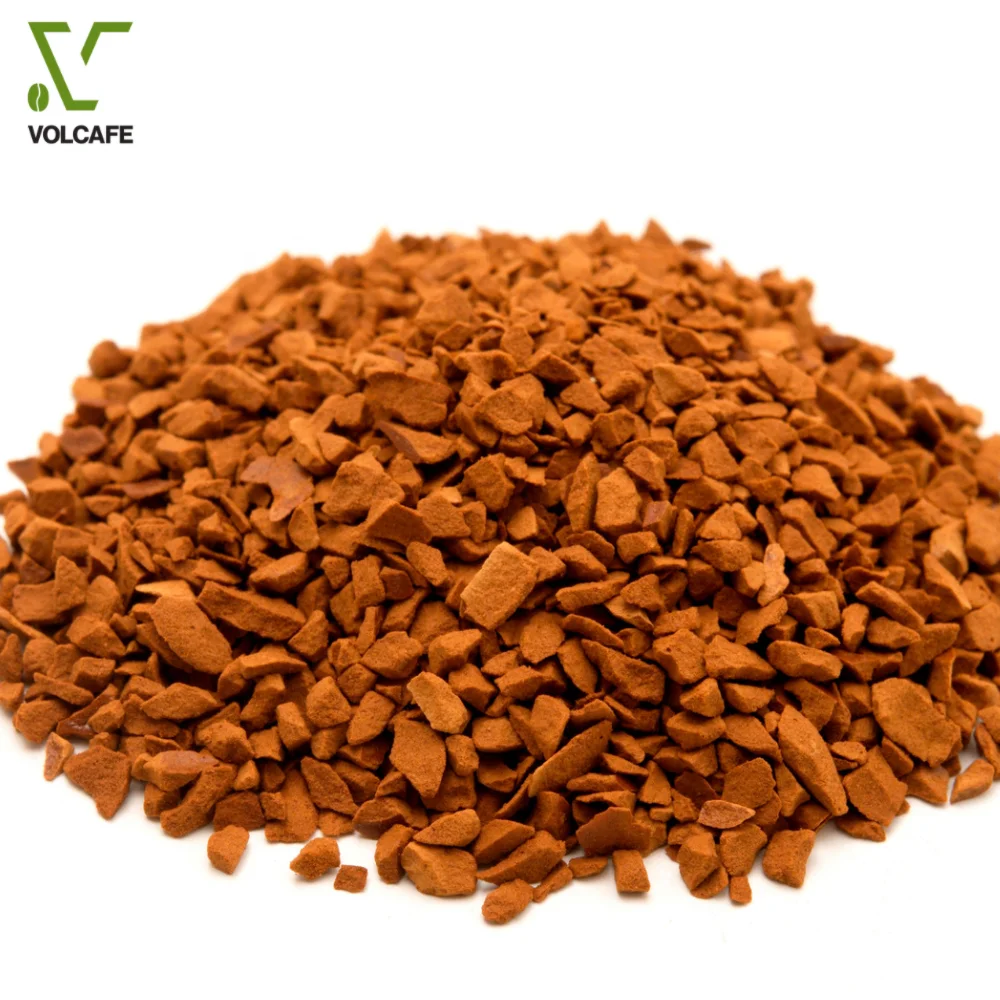 Топ вьетнамское происхождение растворимый кофе с насыщенным ароматом гладкий вкус замороженный сушеный кофейный порошок индивидуальная упаковка