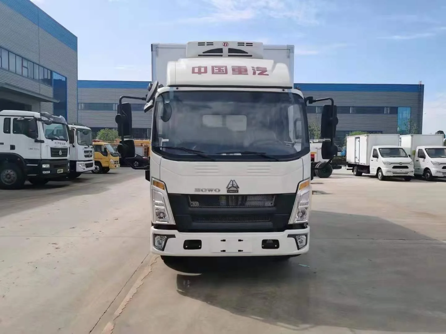 HOWO 4X2 5TON холодильник грузовик для продажи