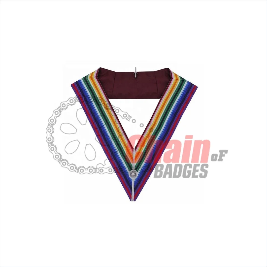 High quality Masonic Regalia Masonic collar all degrees for lodge hand made embroidery