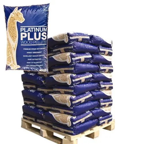 High Quality Premium Pine Wood Platinum Plus Wood Pellets Cat & Kitten Litter 1x 30L Bag Wholesale Cat Litter