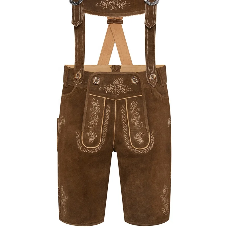 New Arrival customised Bavarian Lederhosen Men Custom Embroidery Hot Sale Lederhosen For oktoberfest Festival German wear