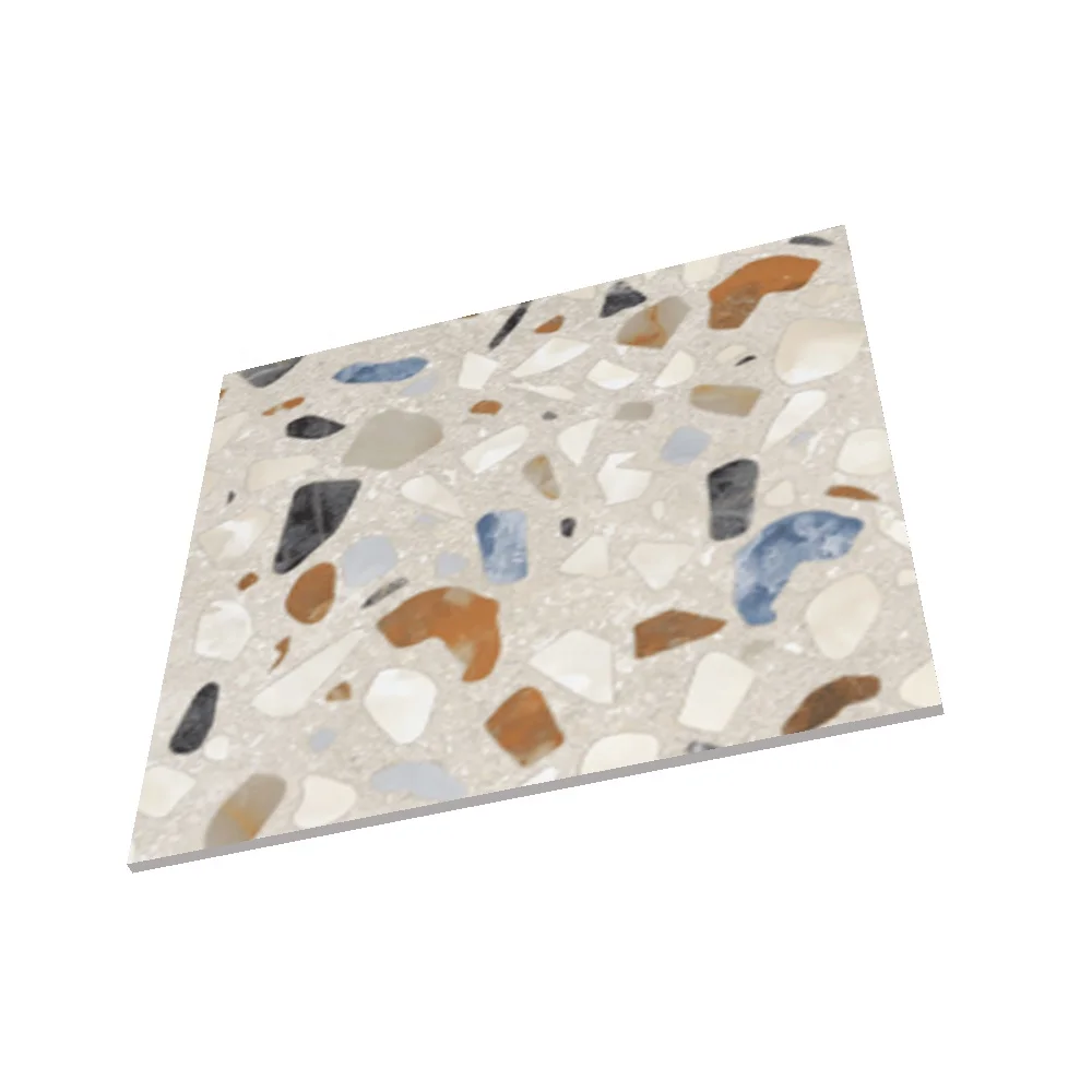 Best Selling 200 x 200mm Black White Ceramic Pattern Porcelain Tile for Kitchen Floor and Wall