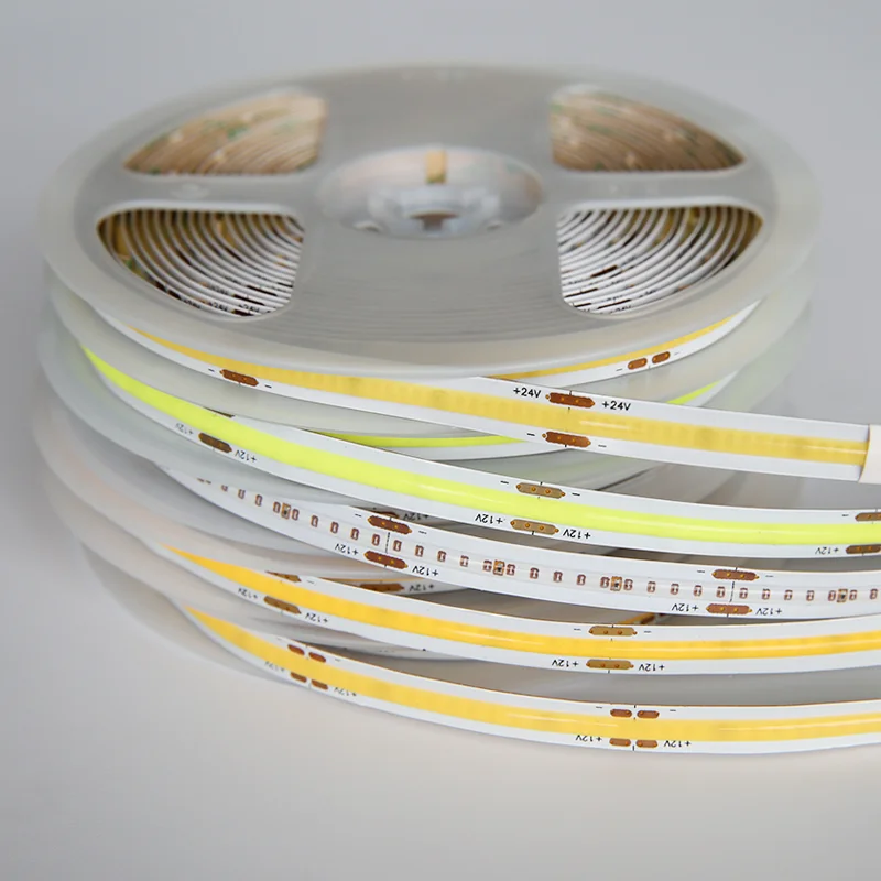 Factory Sale 180 Degree 5CM Cutting 300 LED 12 Volt Cob Led Strip