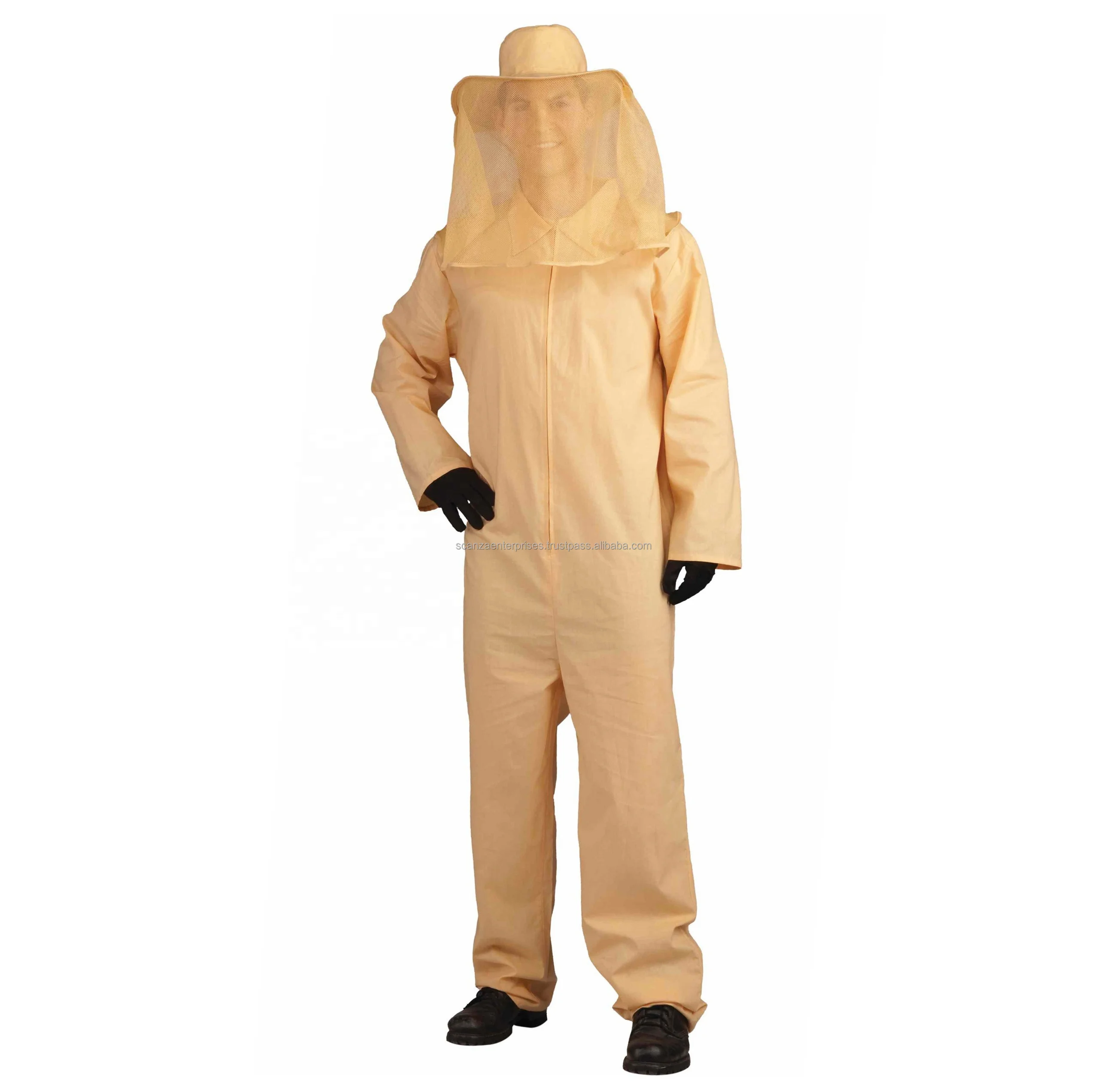 Custom Ladies Beekeeping Suit Ventilated Apiculture Veil Suit Bee Beekeepers Hooded Full Body Coverall Beekeeping Wears