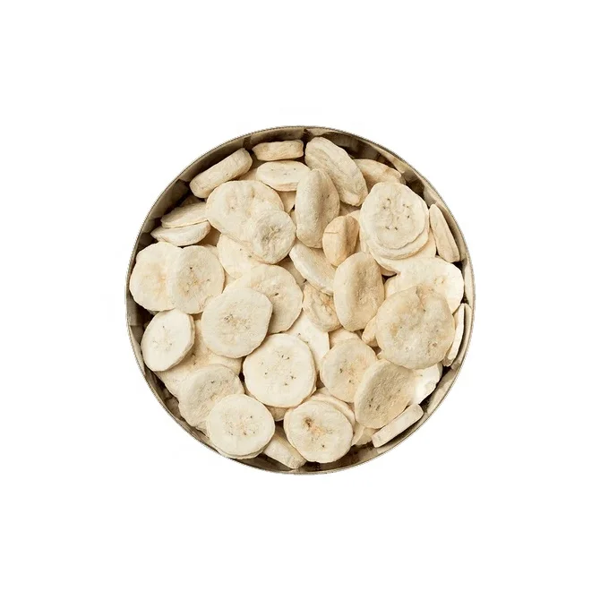 100% Pure Dietary fiber Frozen freeze dried bananas available in bulk quantity custom packaging frozen dried fruit