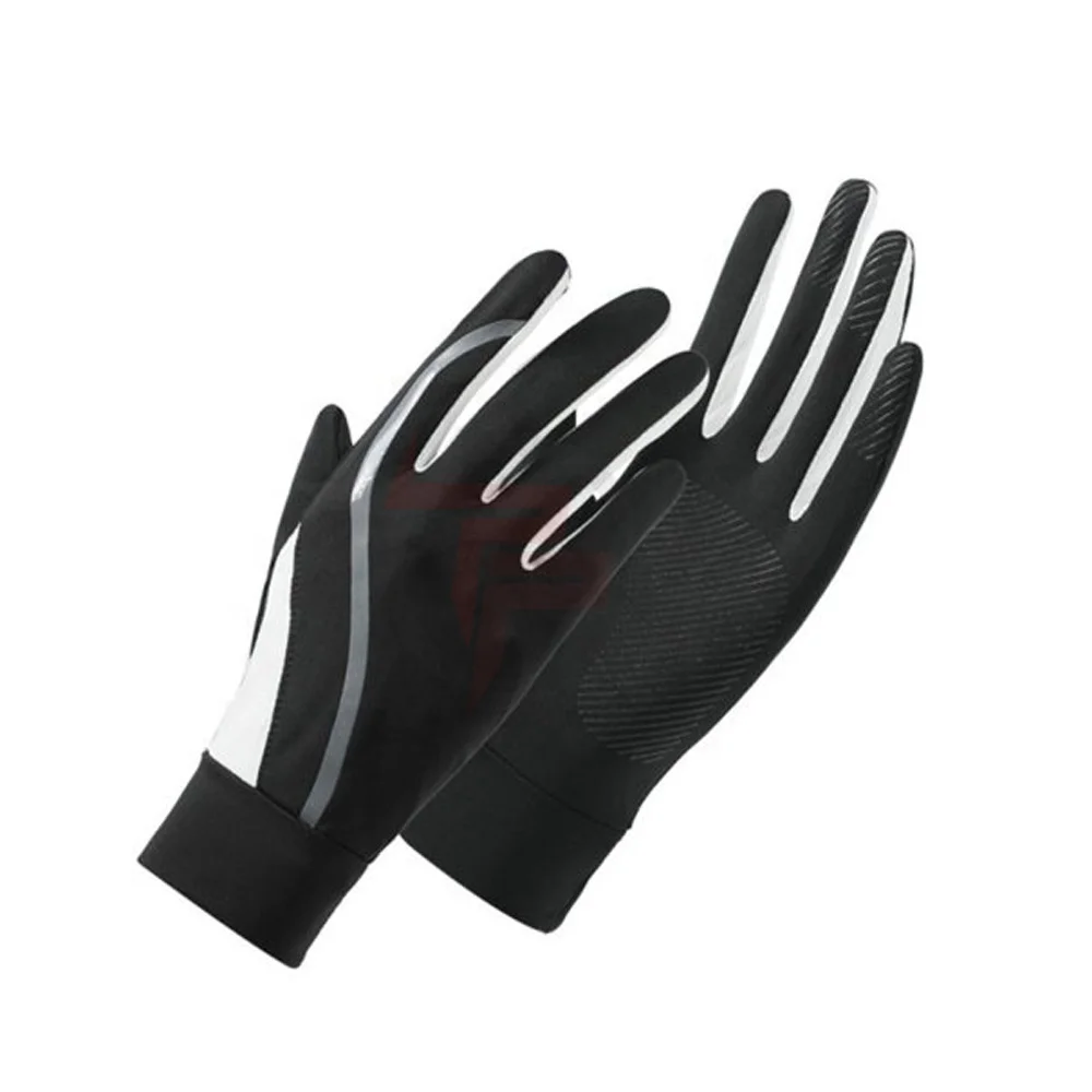 1 Pairs UV Sun Protection Gloves Sunblock Full Finger Touchscreen Gloves Non Slip Cycling Golf Driving Fishing Gloves