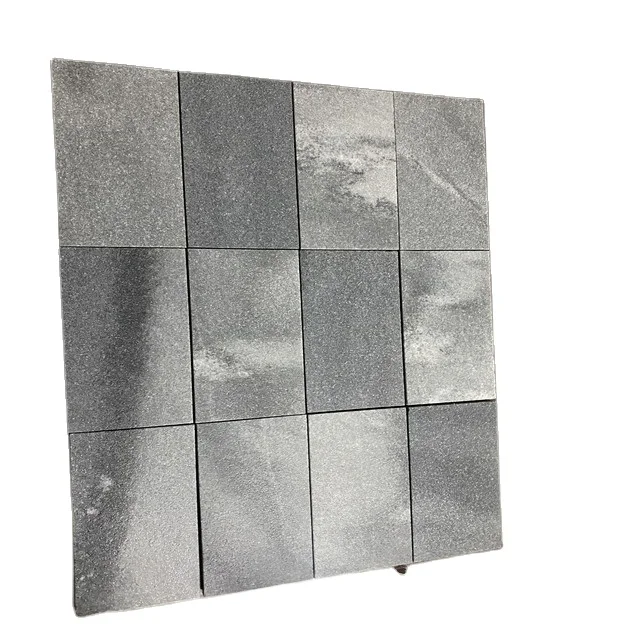 High quality 10x20x1cm black marble stone