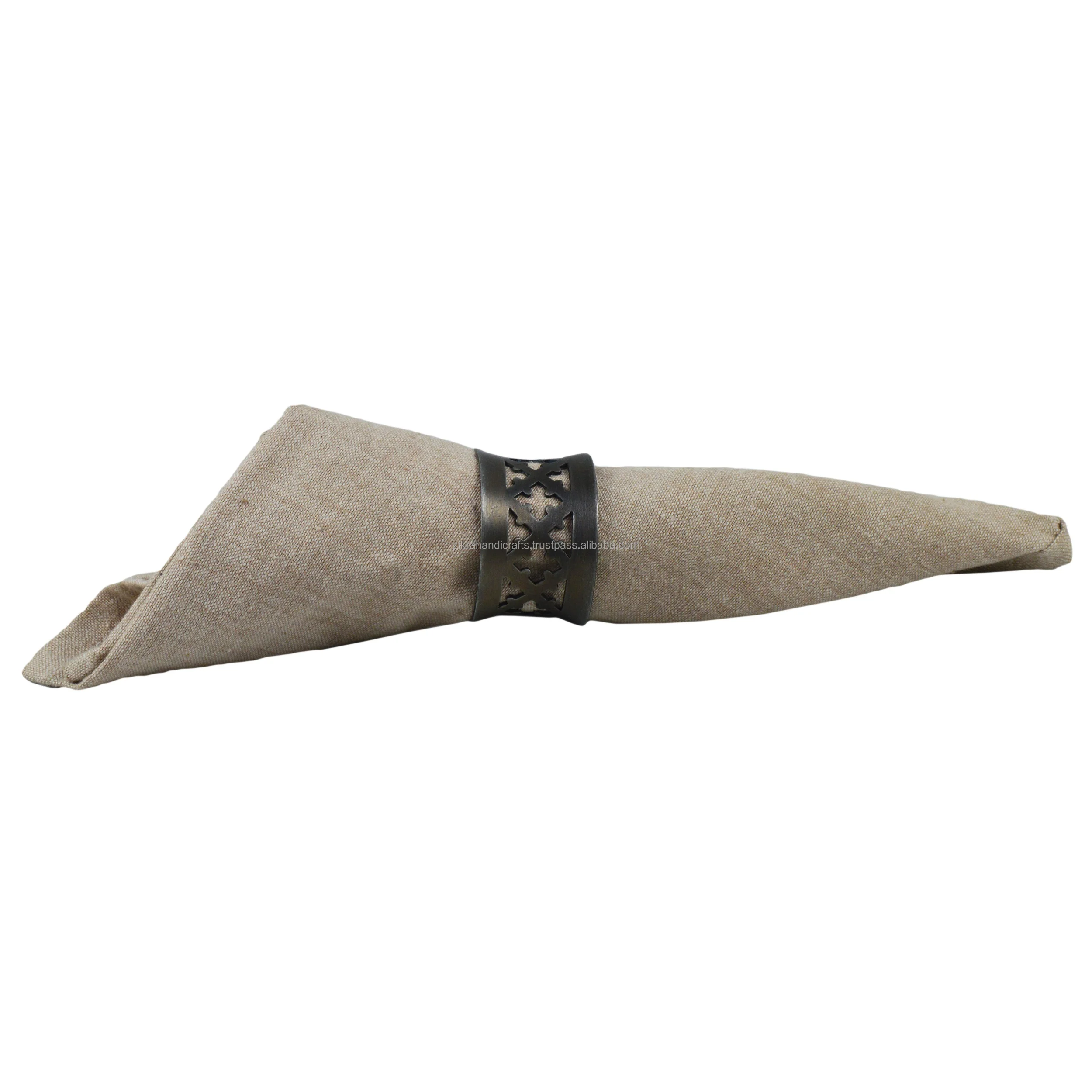 Cloth Holder Napkin Holders for Tableware Festive Wedding Party Decor With Colored Design Ring
