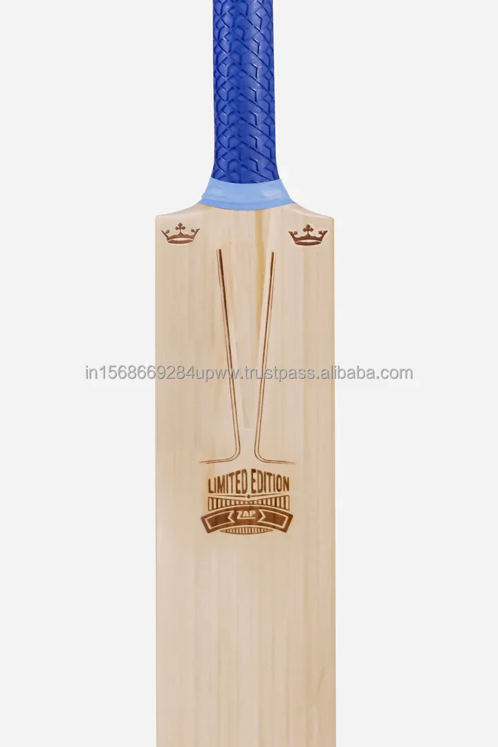 ZAP Signature Limited Edition Premium Willow Bat Minimalistic Laser Engraved Cricket Equipment Training Practicing Sports Type