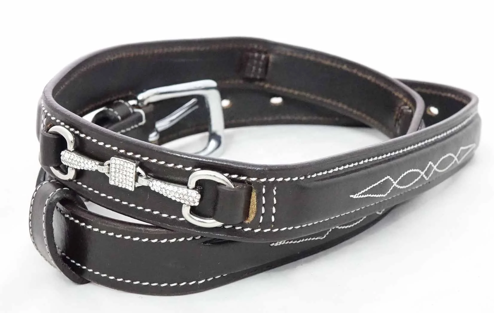 Crystal Stirrup Leathers Iron Stirrups