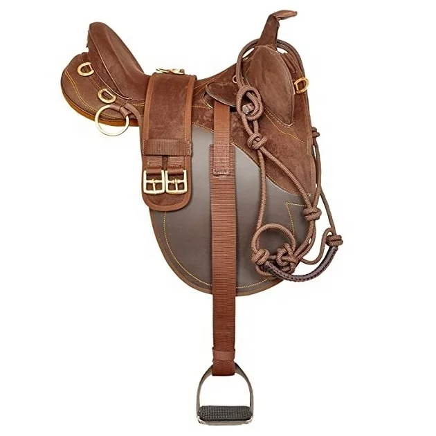 Horse Saddle 2022 Hot Selling Wholesale Genuine Cowhide Leather Equestrian Horse Riding Australian Stock Saddle