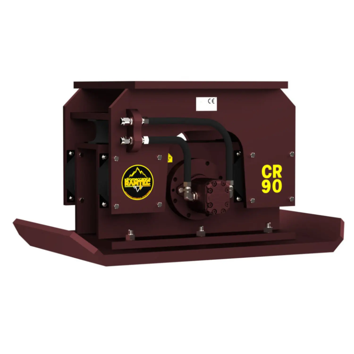 TOP Italian Work Machines Ramtec CR 90 Hydraulic Plates Compactor and Pile Driver for Excavator Compactor Machine