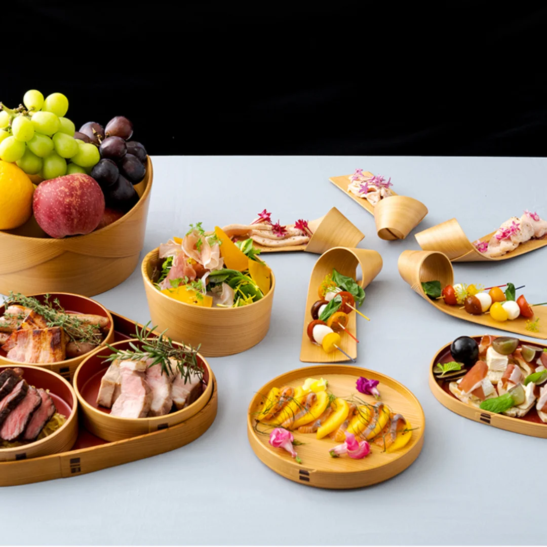 Japanese Three Tiers Box Wooden Handmade Traditional Products Made In Japan Tools Accesorios Rice Box