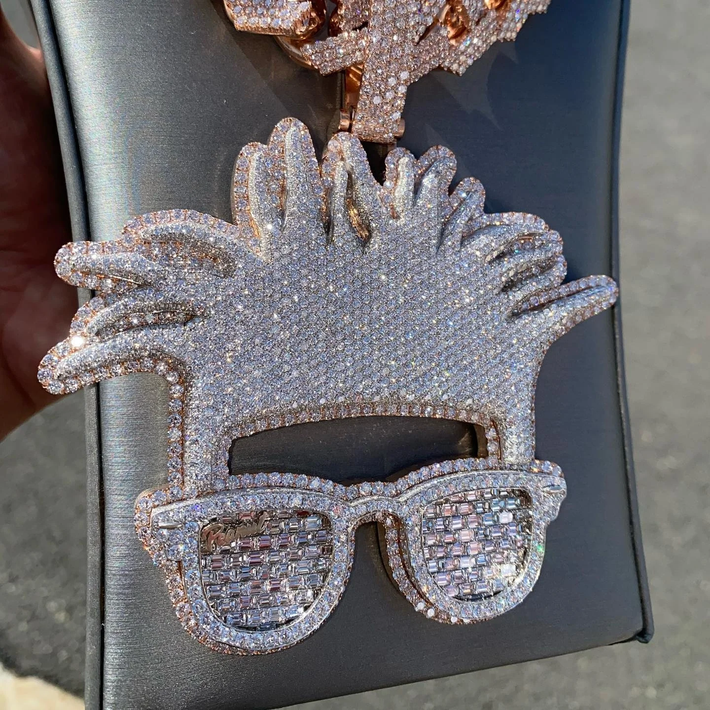 Хит продаж новый стиль в стиле хип-хоп кулон для мужчин 925 серебро Муассанит бриллиант с улучшенными vvs прозрачными бриллиантами