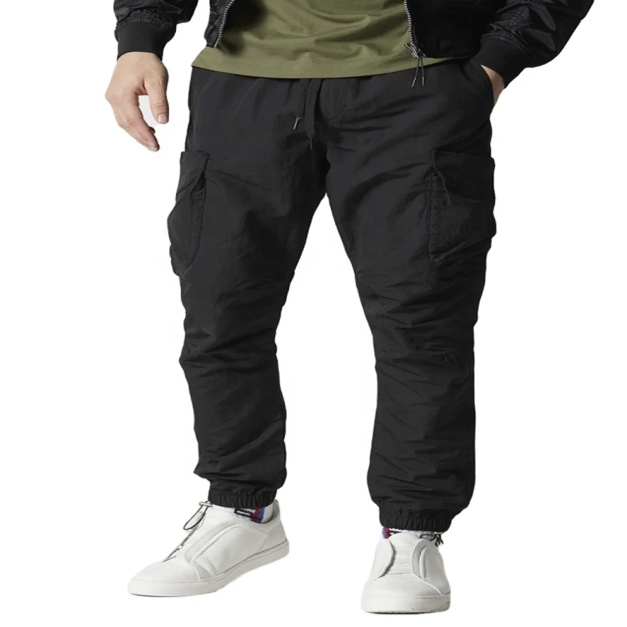 Mens Cargo Work Pants Outdoor Jogging Hiking Casual Pants Trousers Plain Waterproof Cotton Jeans OEM Customized Anti Sweatpants