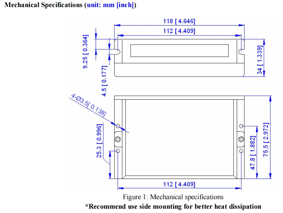 Low Heating Compact Design Microstep Driver 5-24V Equipped for Life Column Rotary Axis in Laser Marking Machine