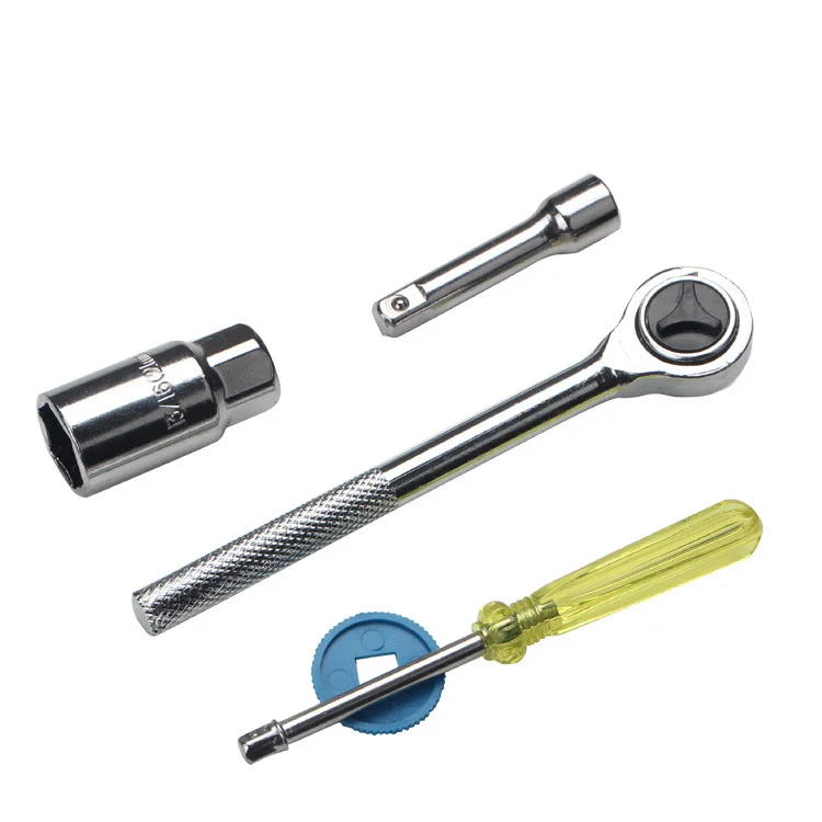40PCS Combination Hardware Tool Set Repair Tool Box Kit Spanner Chrome Socket Tool Set