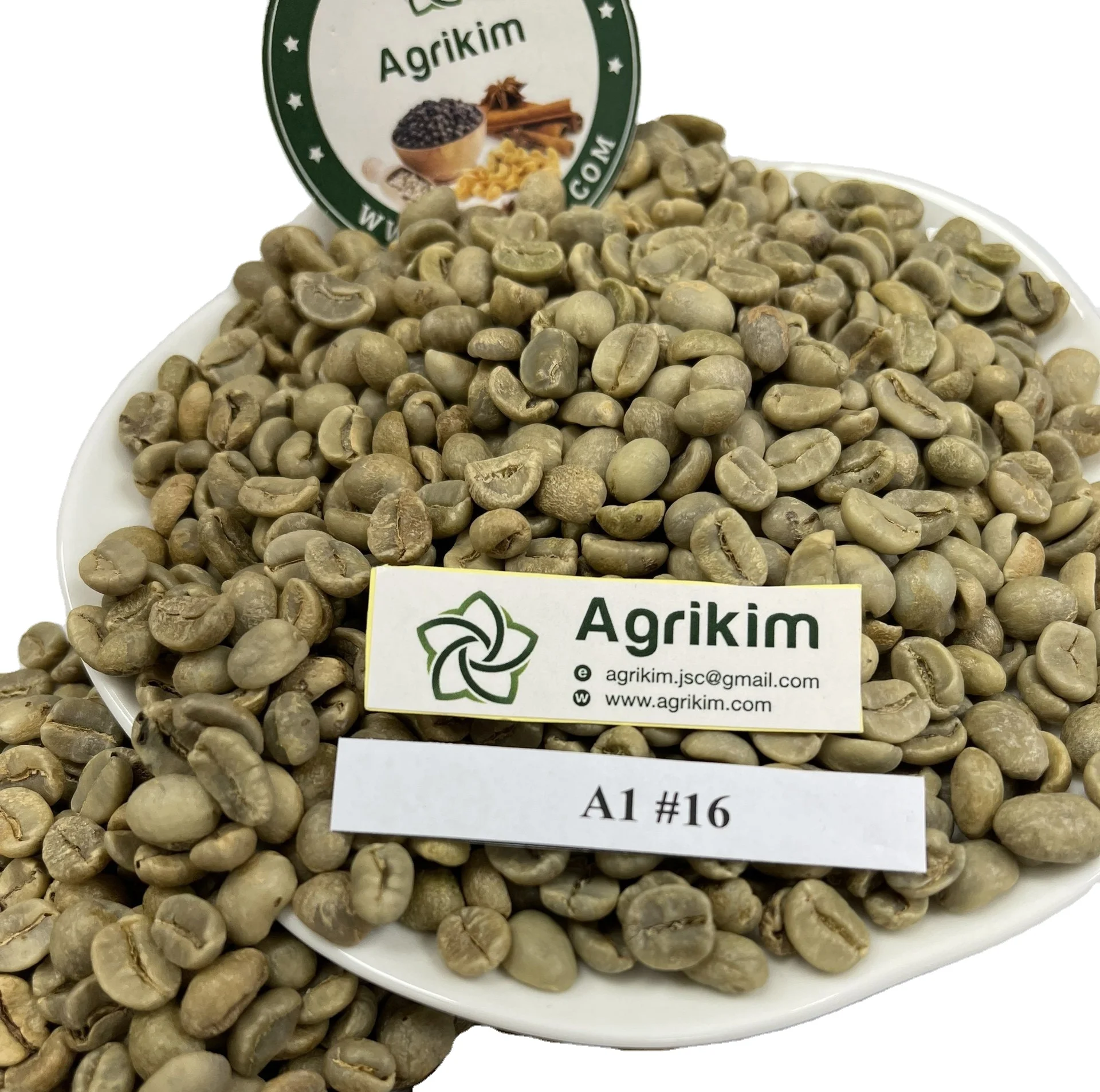 Полностью сертифицированные необработанные кофейные зерна arabica robusta жареные по лучшей цене из Вьетнама +