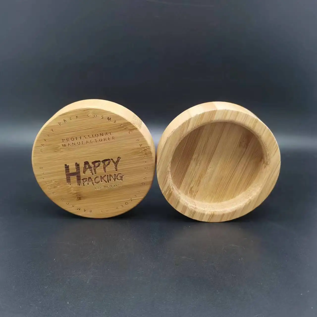 2024 Hot Sell 58/400 68/400 89/400 Natural bamboo lid screw cap wooden lid