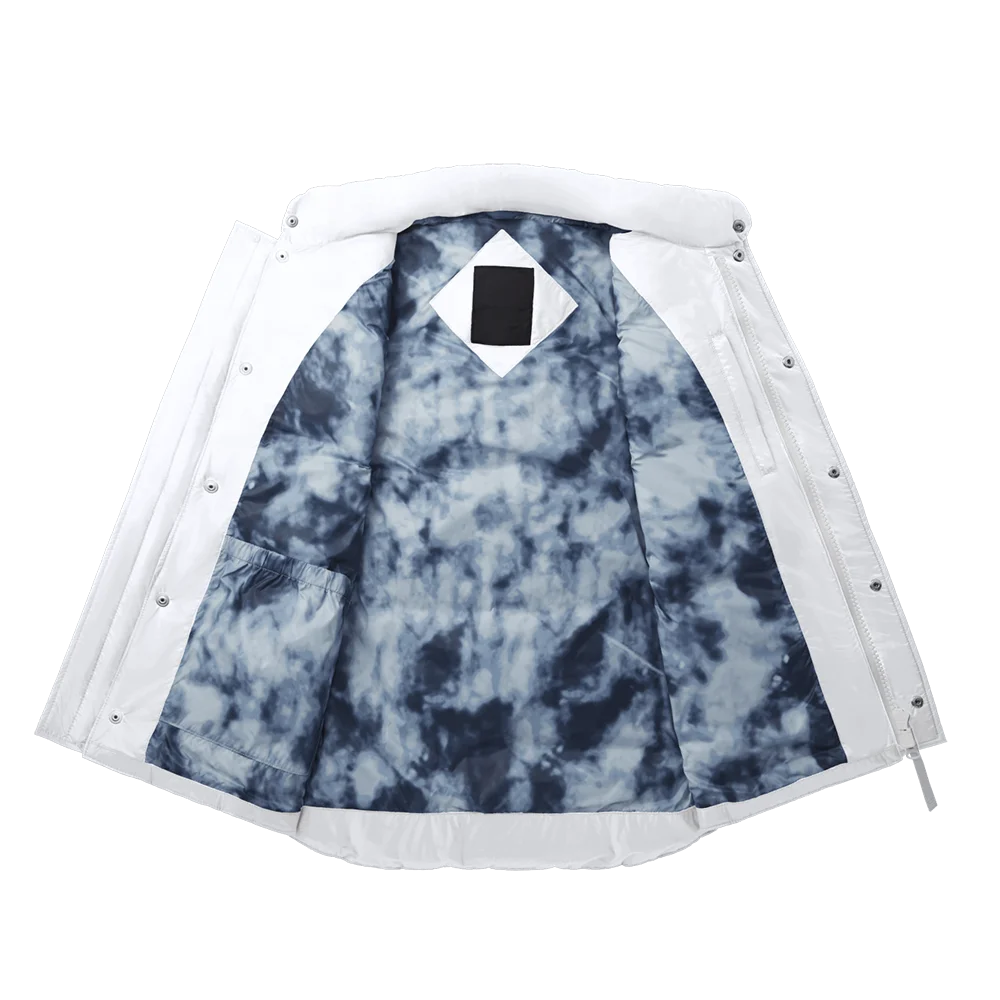 Pink Fashion high street style Utility multi-pockets men autumn winter custom puffer down vest men