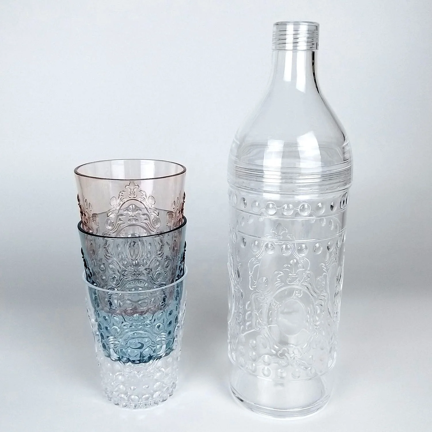 Acrylic Outdoor Water bottle and tumbler set