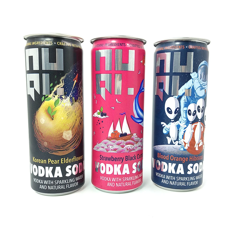 Customised Printed Wrap Plastic Shrinking Sleeve Soda Drink Aluminum Can Application
