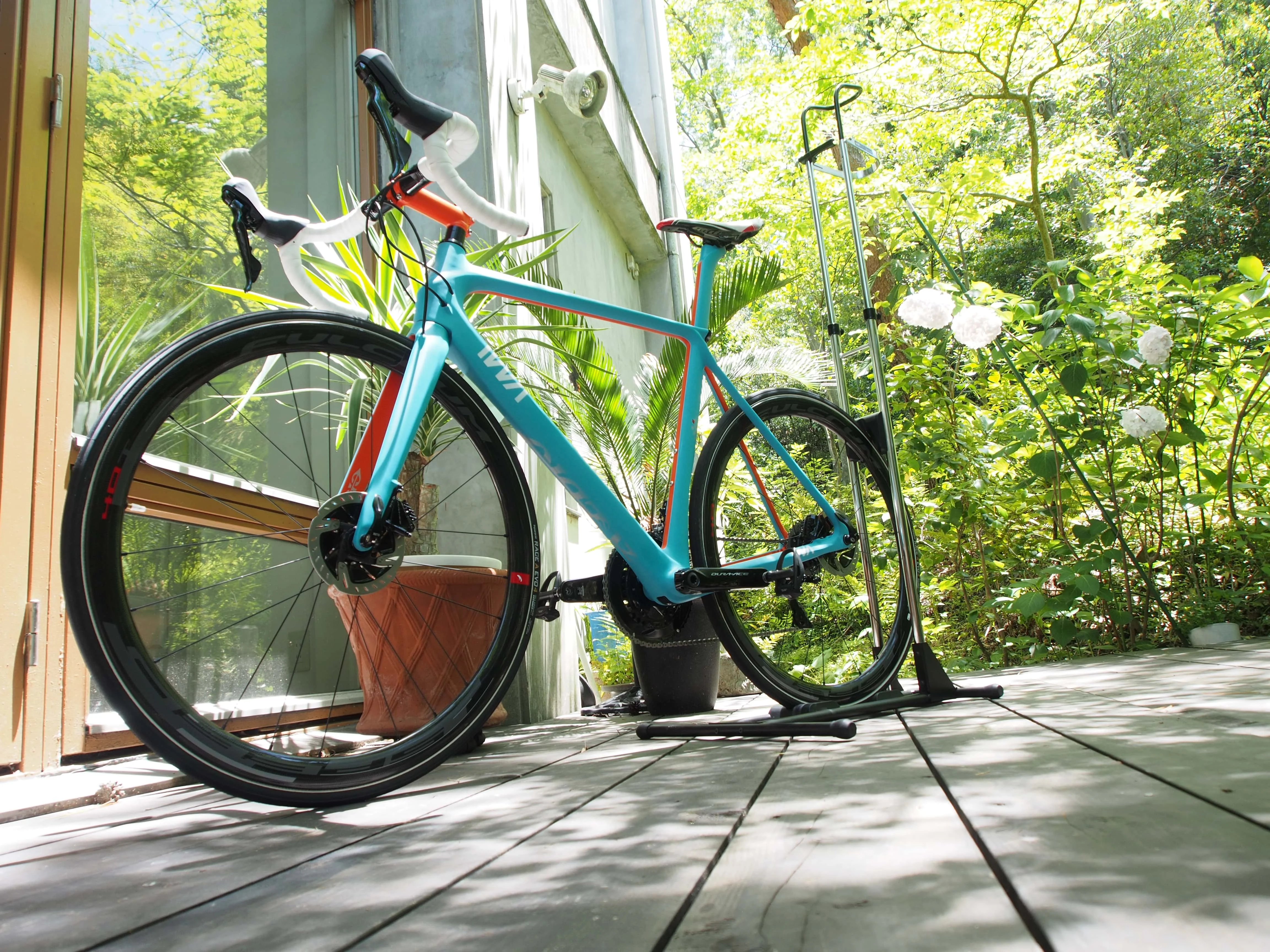 High quality Japanese bike accessories bicycle stand for vertical bike rack and horizontal bike rack for e-bike, road bike, MTB