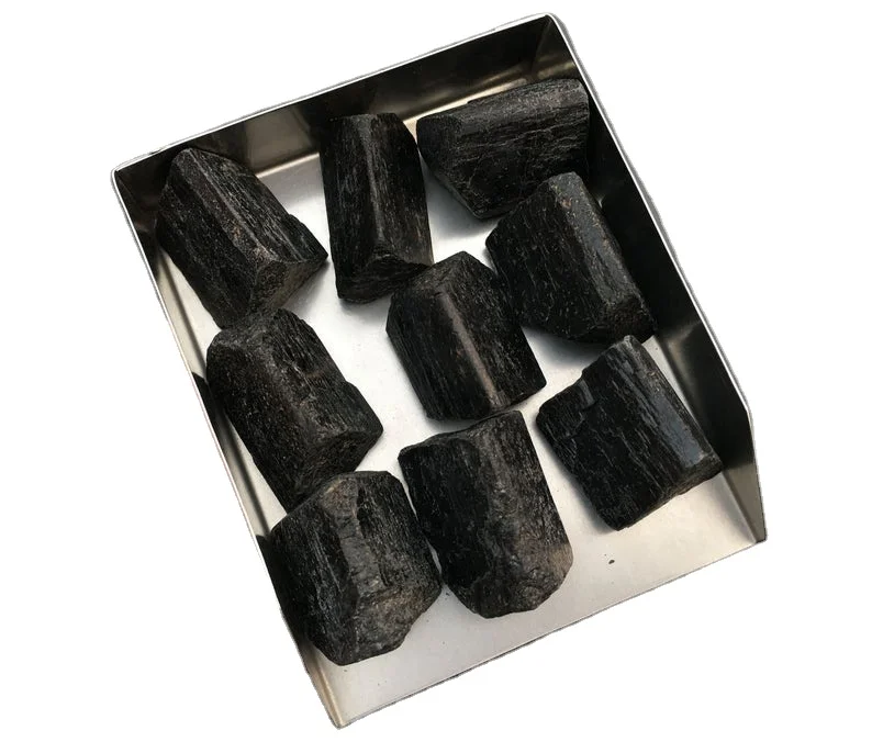 Natural Black Tourmaline Untreated Gemstone 3 Pieces Untreated Rough Wholesale Natural Jewelry Making