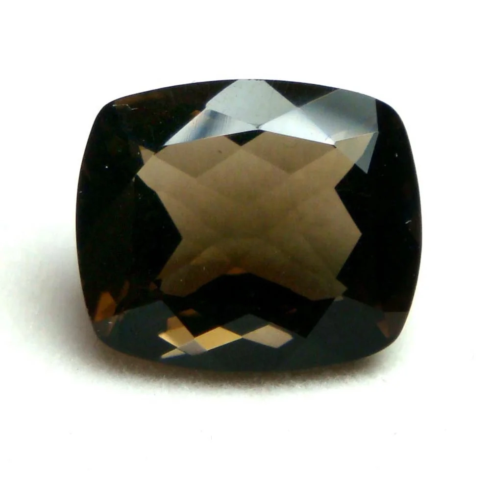 АА + подушка с огранёнными натуральными дымчатыми кварцевыми драгоценными камнями