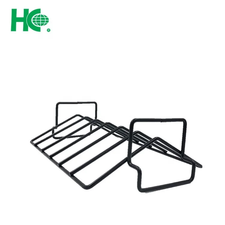 Chrome rib barbecue rack