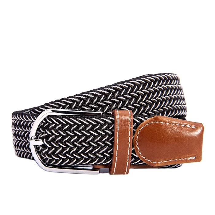 nylon woven golf custom belt with logo fashion elastic women waist belt for ladies woman 2021 girls knitted female belt