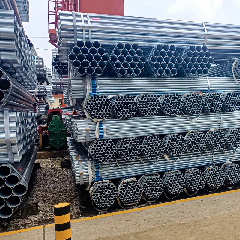 Горячая оцинкованная труба ASTM A53 сварная стальная предварительно