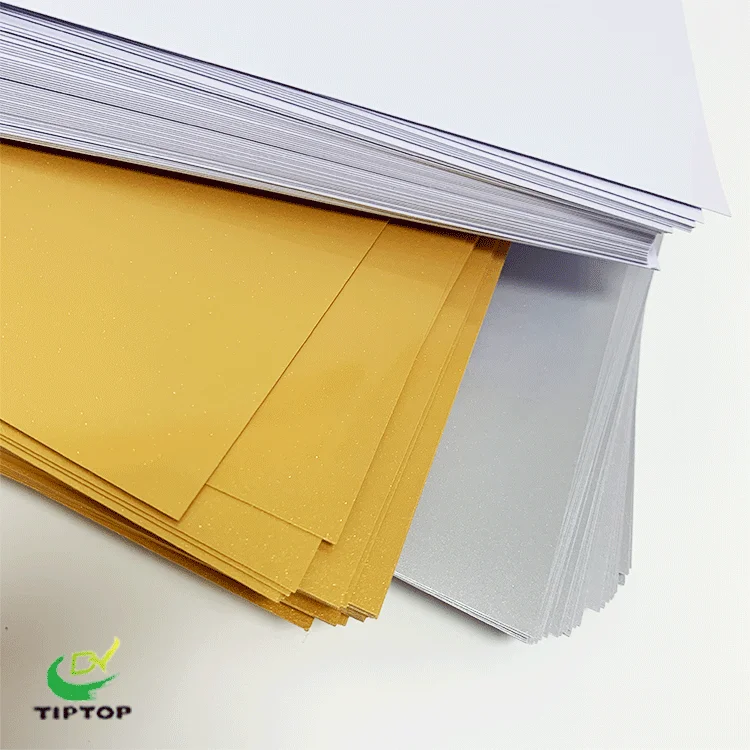 Tiptop High Quality 200mm *300mm Inkjet / Laser Non- laminating Printable PVC Sheet