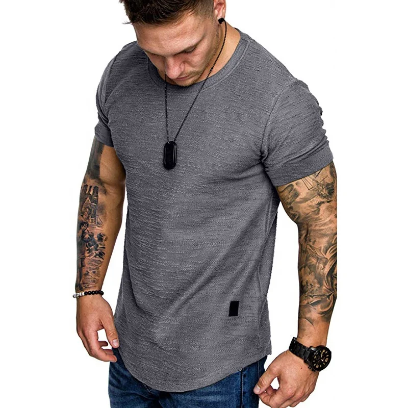 Oem Wholesale Custom Male Workout Gymwear Bulk Quick Dry Sport Fitness Men Running Athletic TShirts