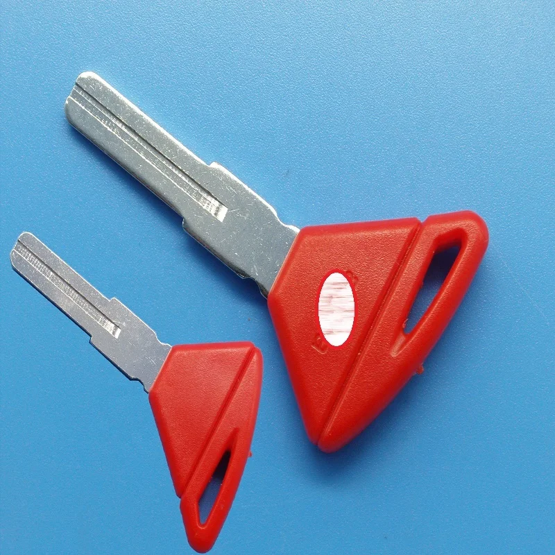 Black Red Motorcycle Uncut Blade Key For Aprilia Tuono Dorsoduro 750 1200 RSV MILL R Factory V4R RST1000 ETV1000 RS125 SR50 RSV4