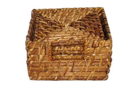 Vietnam High Quality Round Small Rattan Coasters Drink Coaster For Table Protection With Reasonable Price