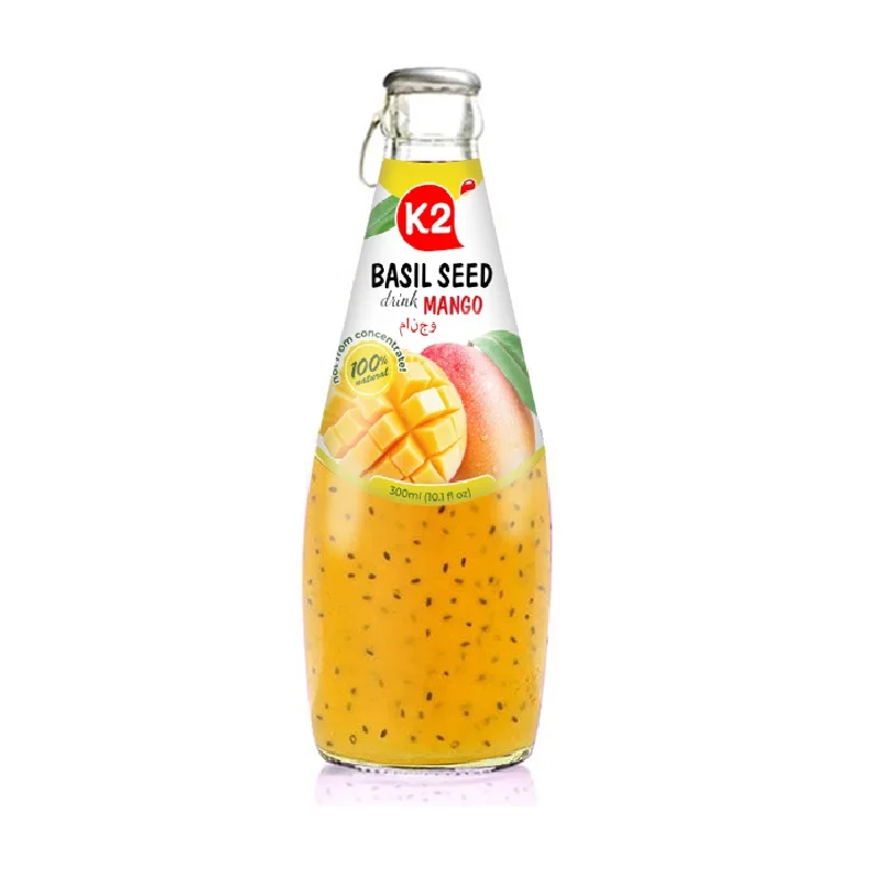 330ml Basil Seed Lychee Juice Drink Good Price For Export Fresh Beverage Hot Brand Manufacturer Best Selling Chia Drink
