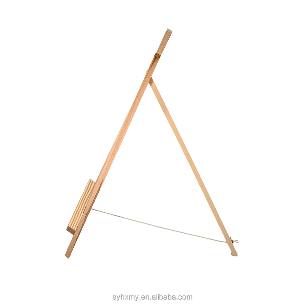Triangular Easel Wooden Adjustable Portable Kids Easel Art Painting Photo Display