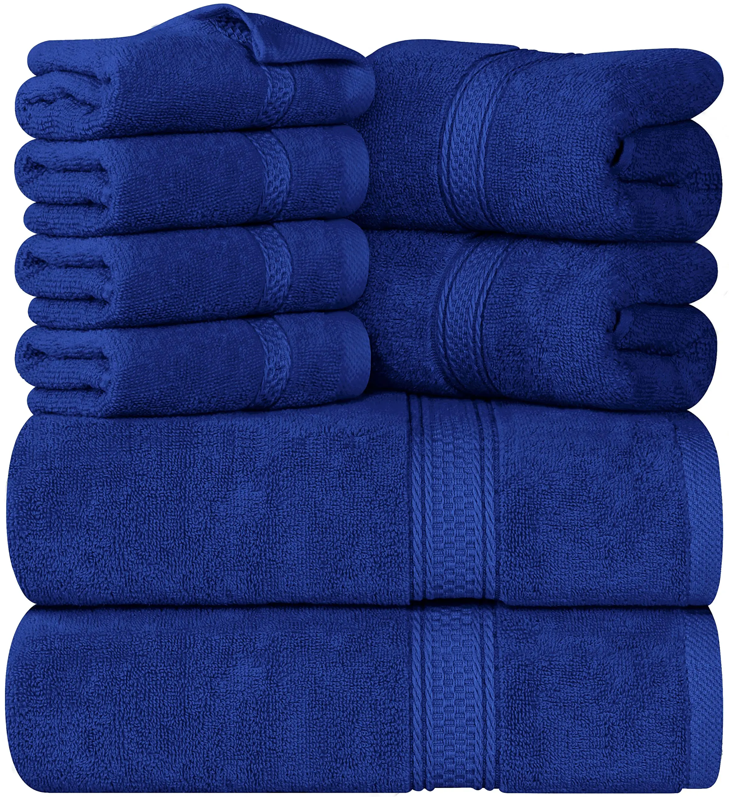 solid colors Flat weave towels luxury cotton bath Square scarf cotton hand towel bath towel set