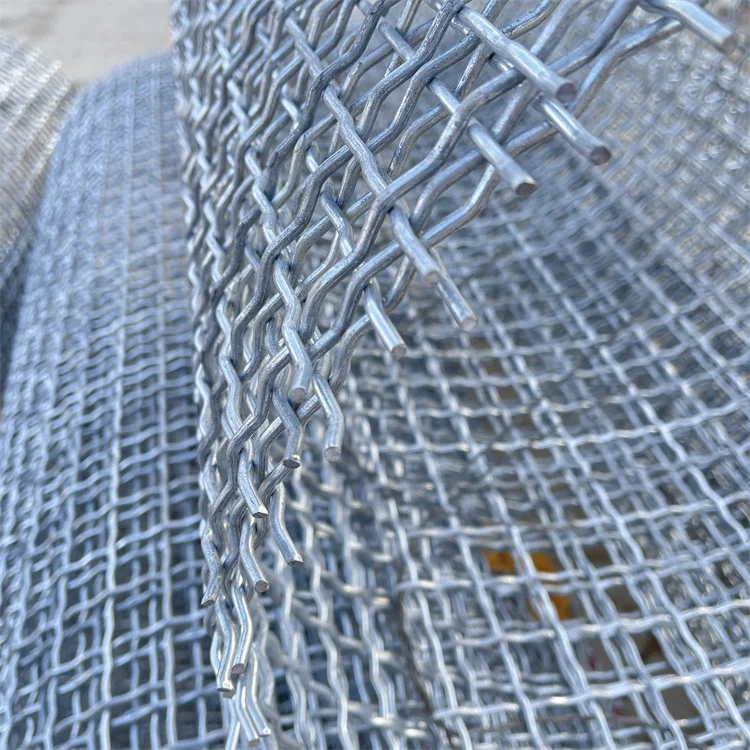 stainless steel ore vibrating screens mesh galvanized crimped wire mesh panels