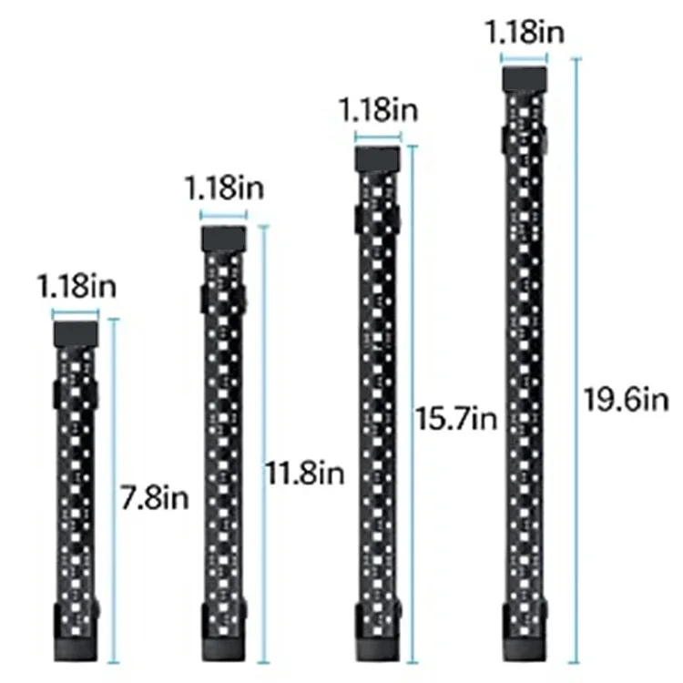 Fullgain 18 28 38 48 58 68cm IP68 Auto Day Night Cycle Submersible Professional Light Diving Light LED Aquarium Light for Plant