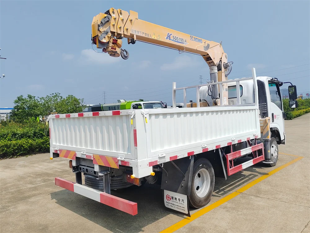 ISUZU 4x2 4tons Truck Mounted Crane Cargo Truck Factory price for sale