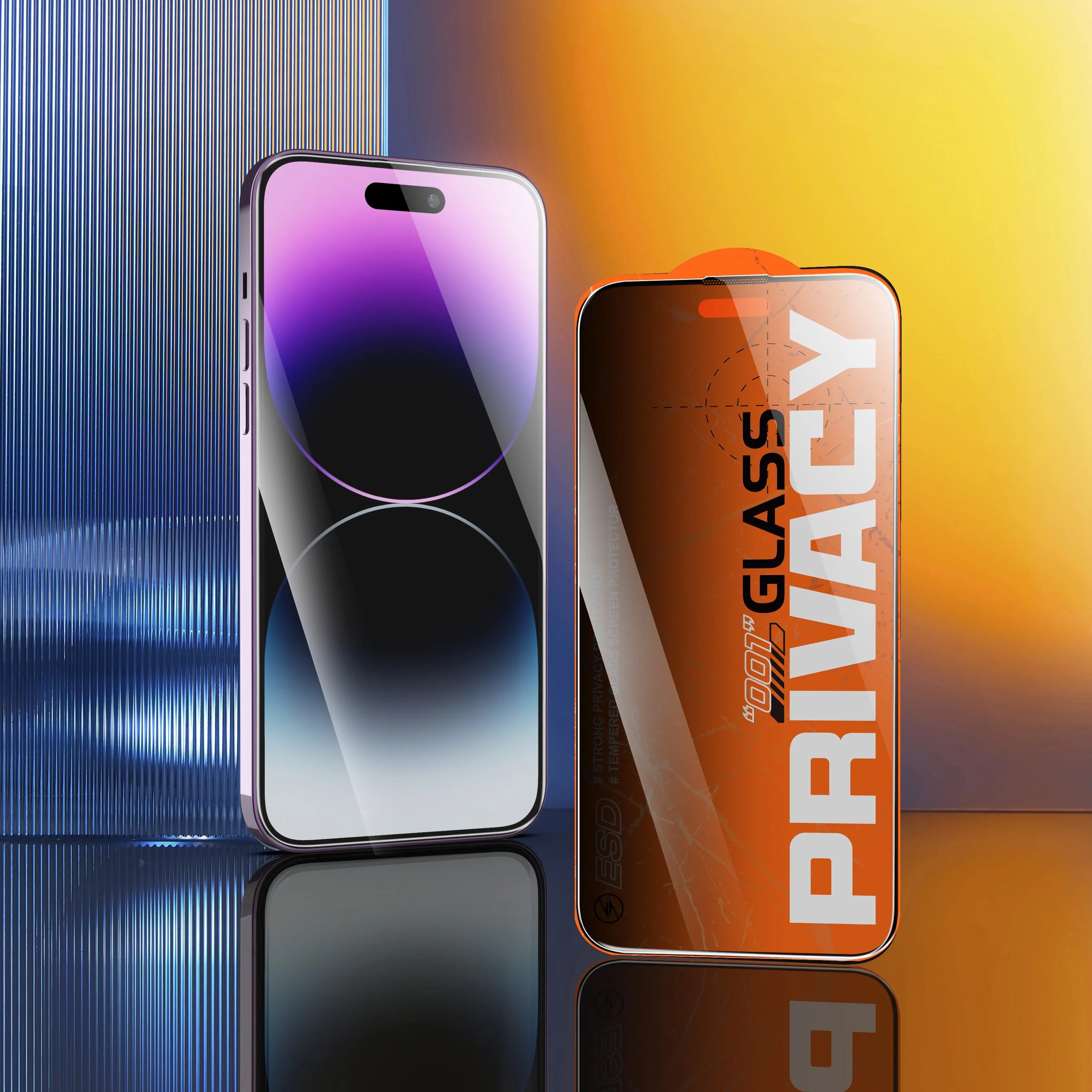 ZIFRIEND 3D 9h Tempered Glass Privacy Mobile Phone Screen Protectors for iPhone 14 13 12 11  Anti Spy Screen Protector