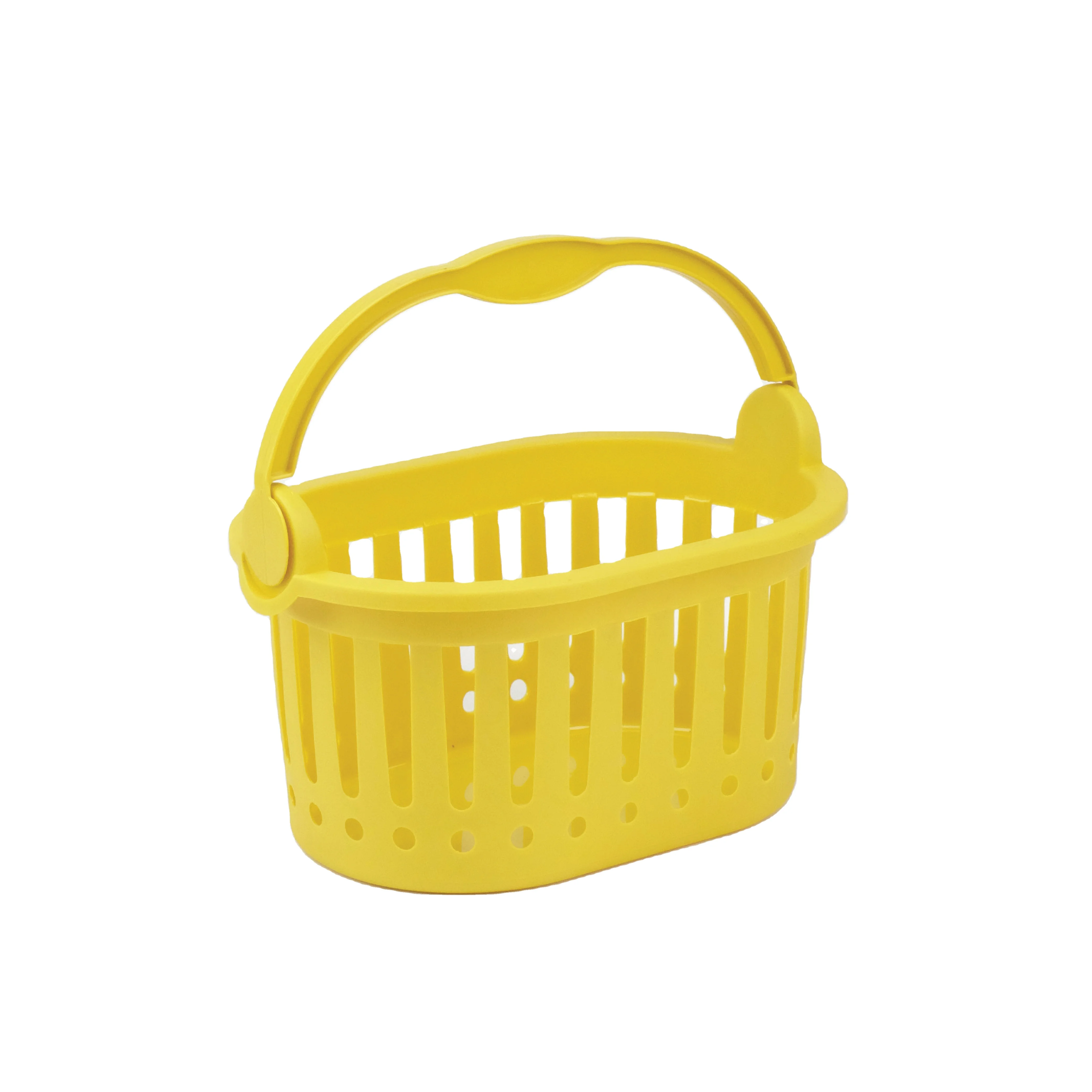 Bathroom basket with handle storage Plastic shopping   Thailand manufacturer exporter high quality products