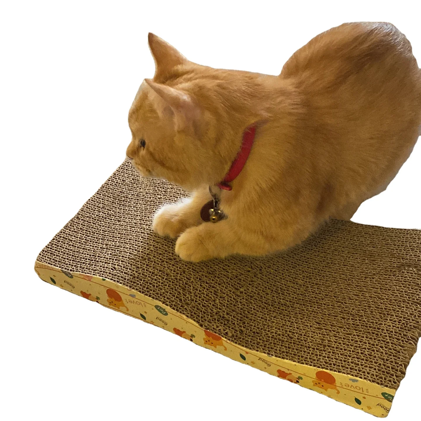 Cat Scratcher Cardboard Scratching Cardboard with Catnip Cat Scratch Lounge for Cat Scratch Bed - Ms. Christin