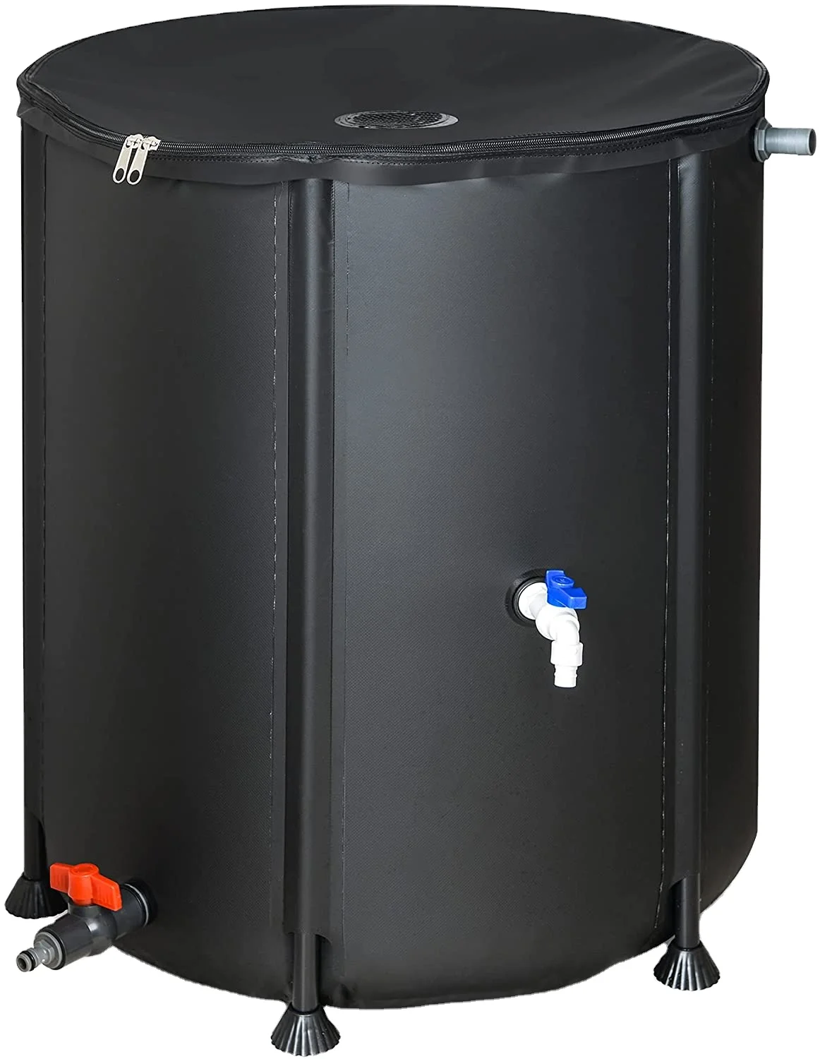 Collapsible Foldable 50L Garden Irrigation Strong PVC Container Catcher Rain Barrel Water Storage Tank Collector